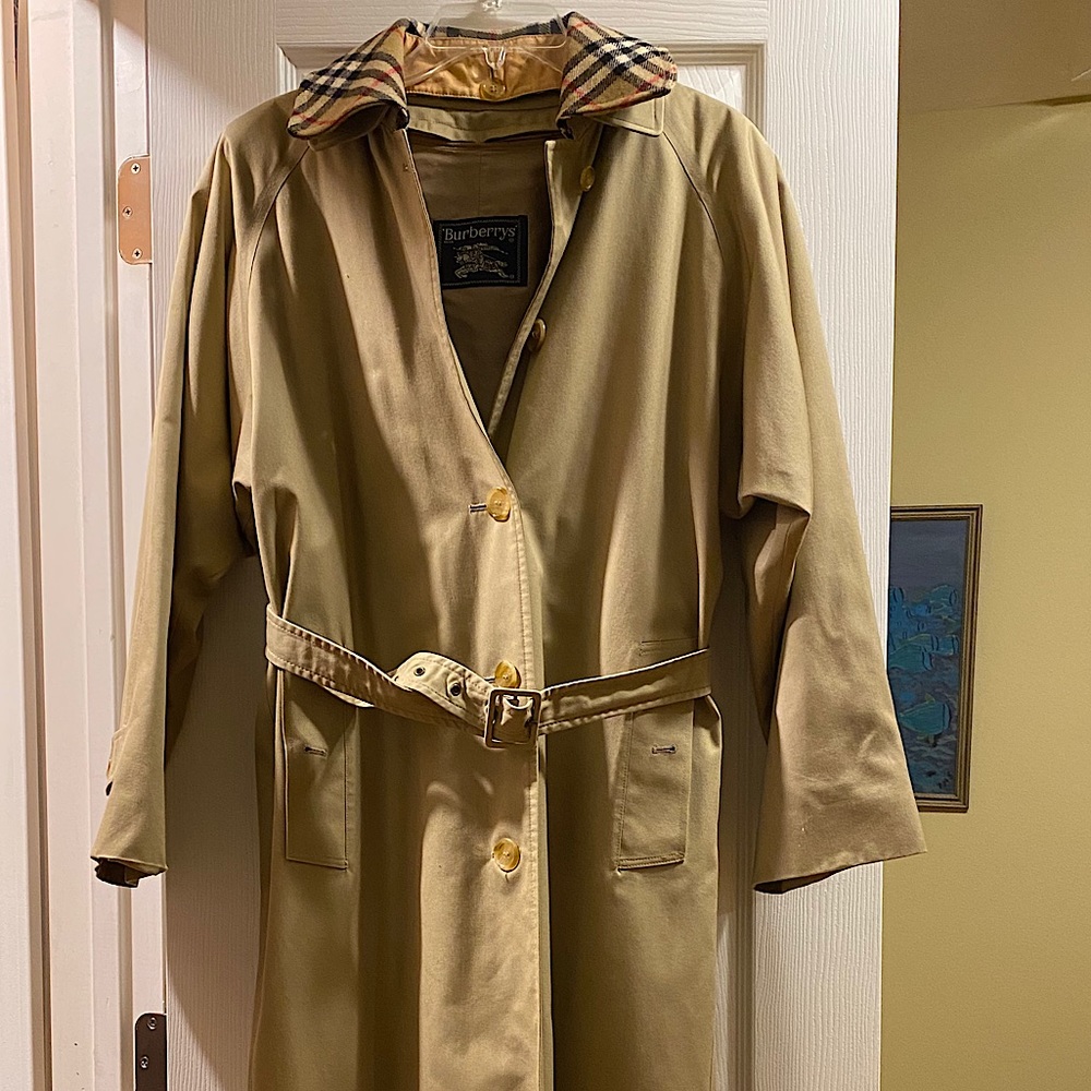Vintage Burberry Lined Trench Coat